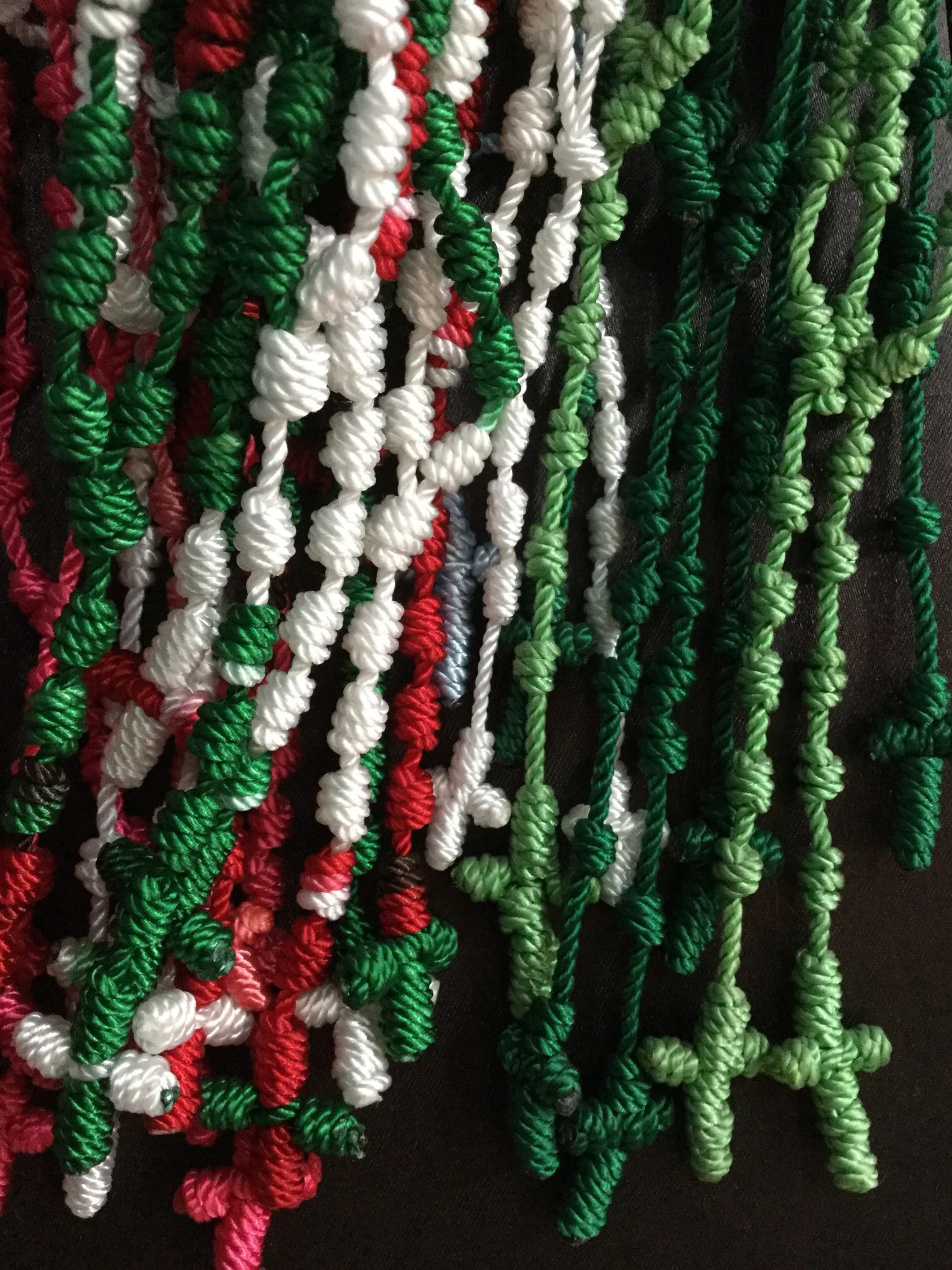Yarn rosaries